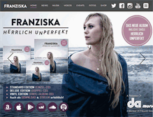 Tablet Screenshot of franziska-musik.com